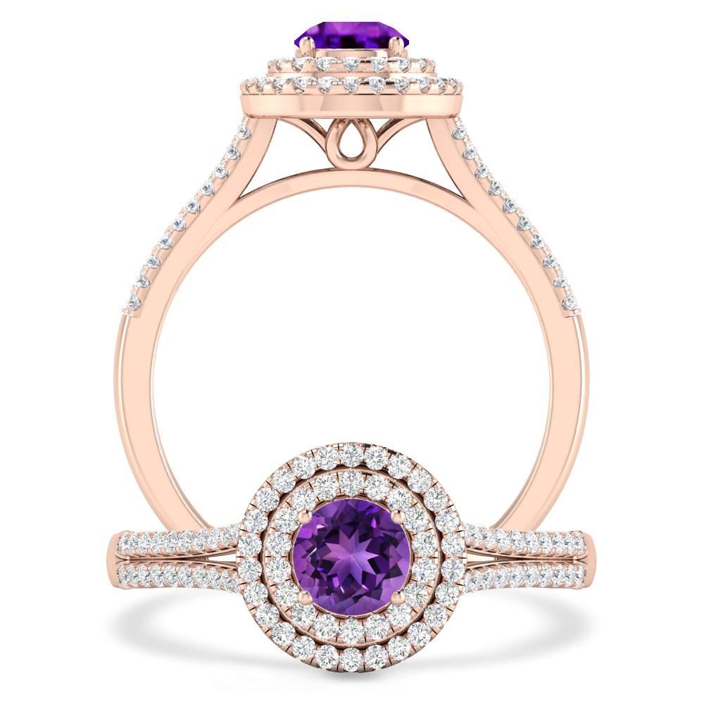 Rose Gold - Amethyst