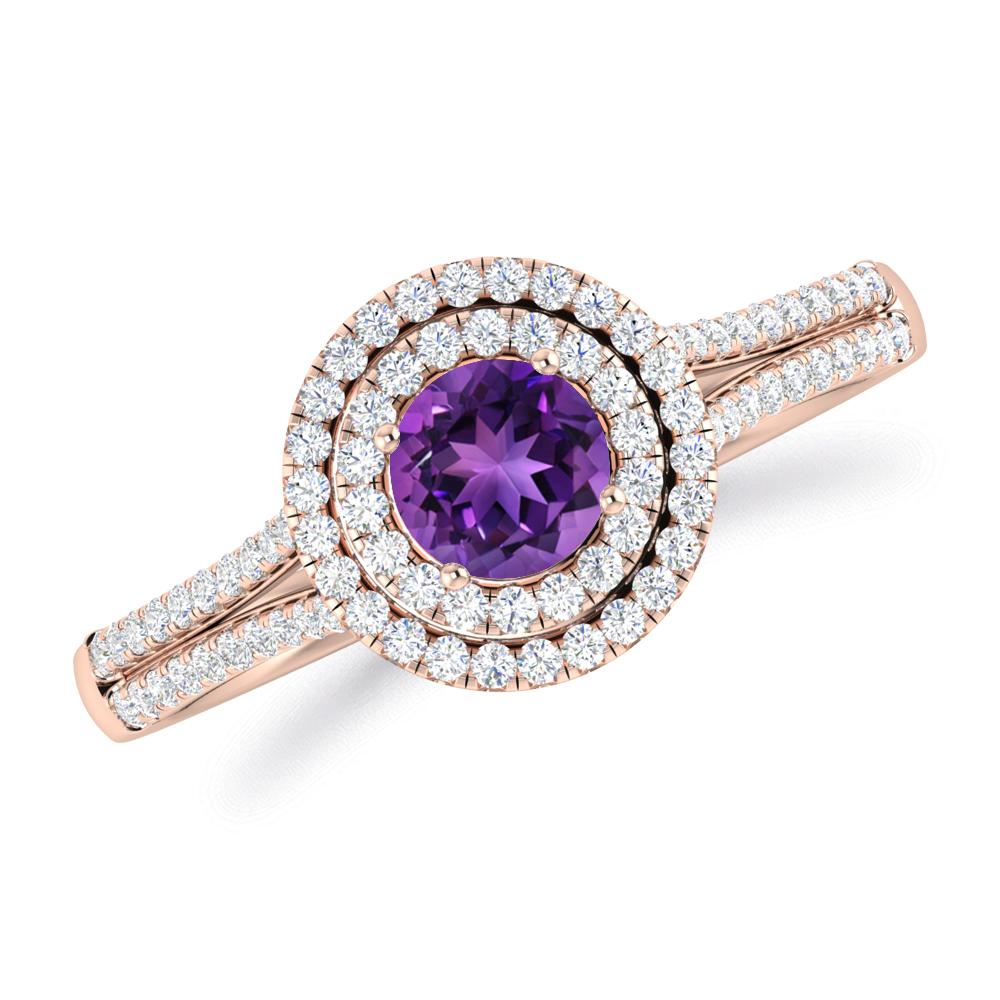 Rose Gold - Amethyst