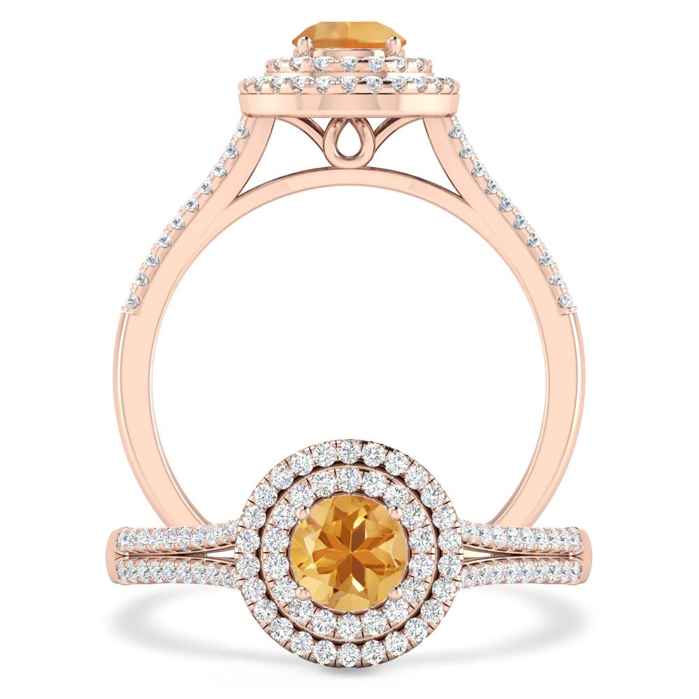 Rose Gold - Citrine