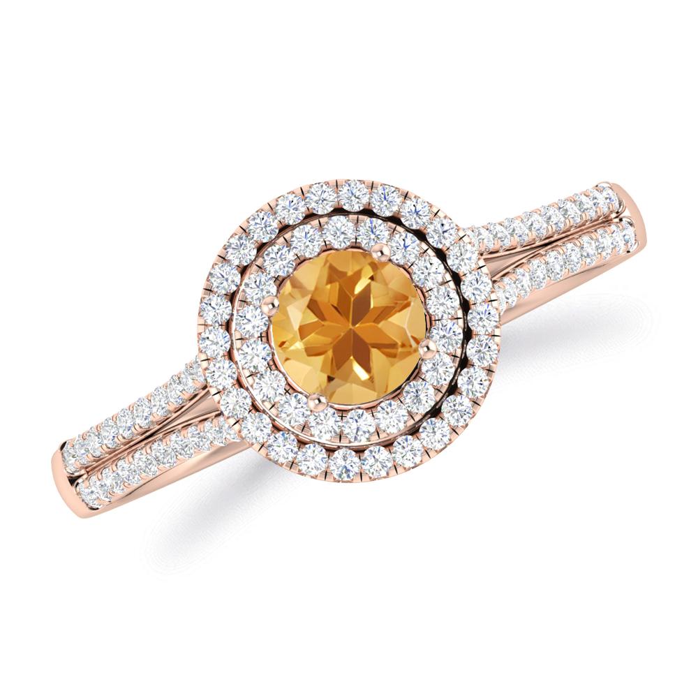 Rose Gold - Citrine