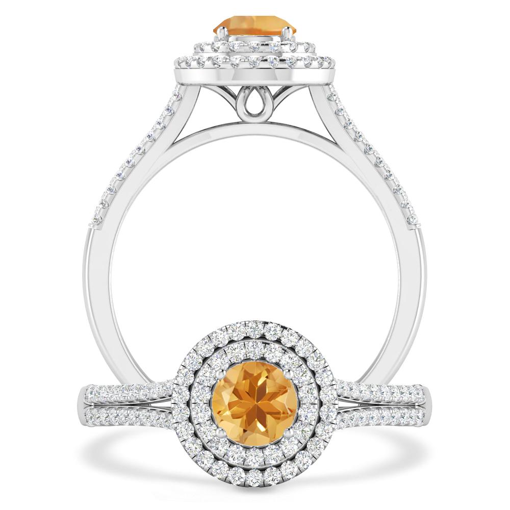 White Gold - Citrine