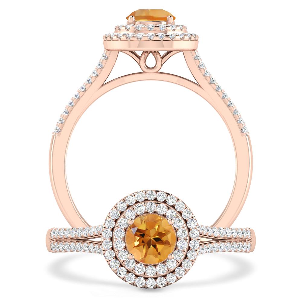 Rose Gold - Citrine