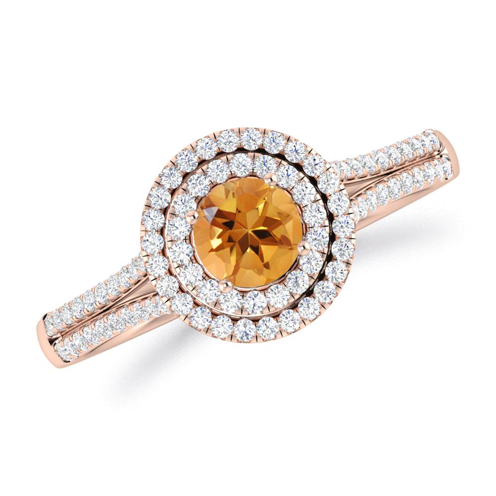 Rose Gold - Citrine