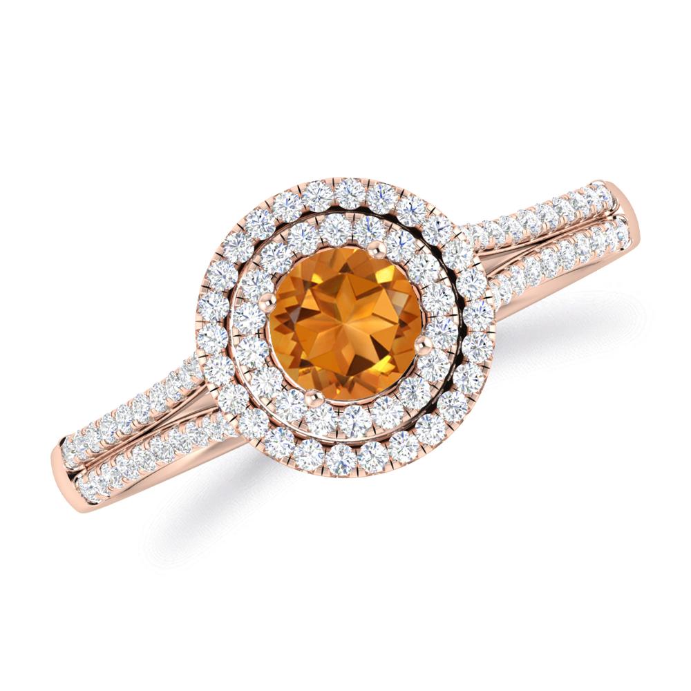 Rose Gold - Citrine