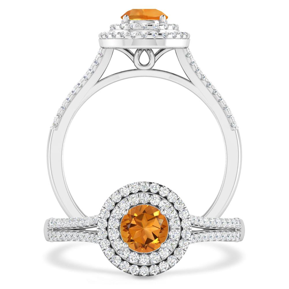 White Gold - Citrine