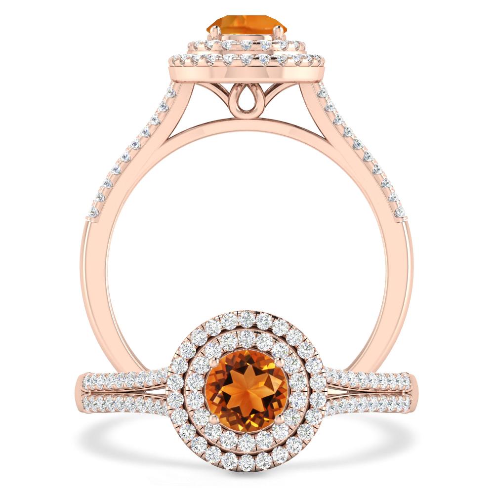 Rose Gold - Citrine