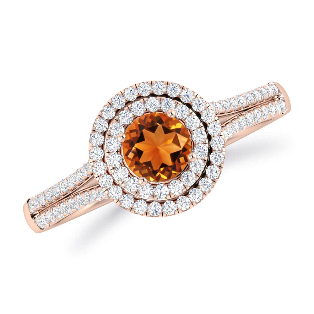 Rose Gold - Citrine