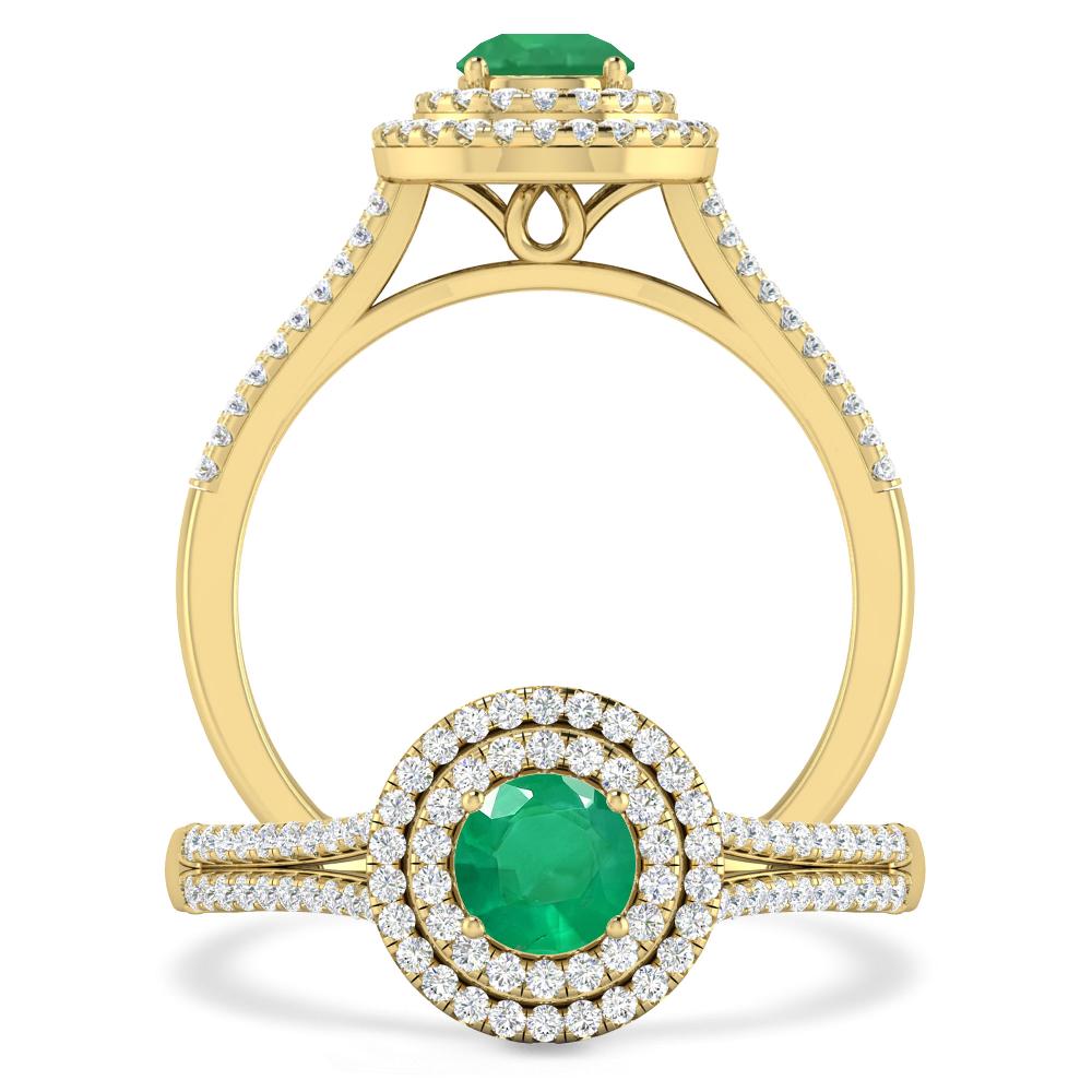 Yellow Gold - Emerald