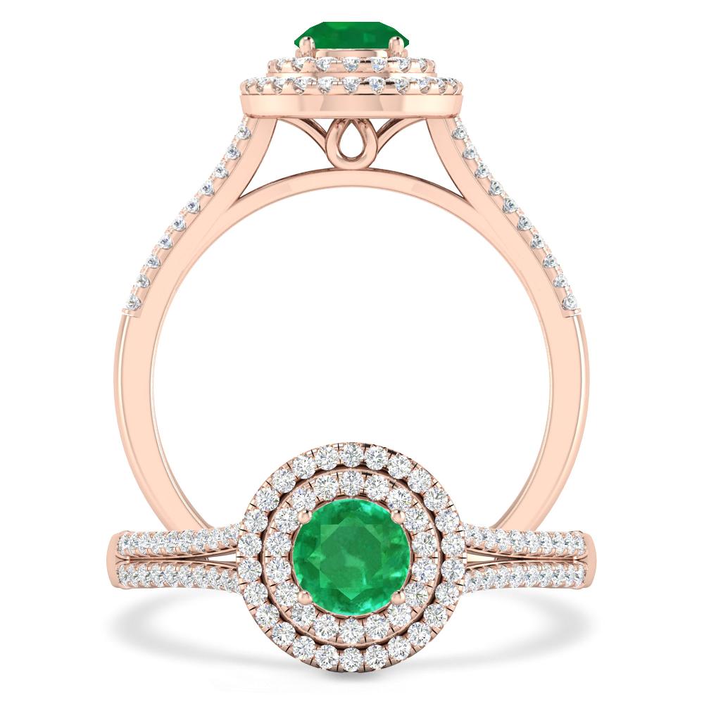 Rose Gold - Emerald