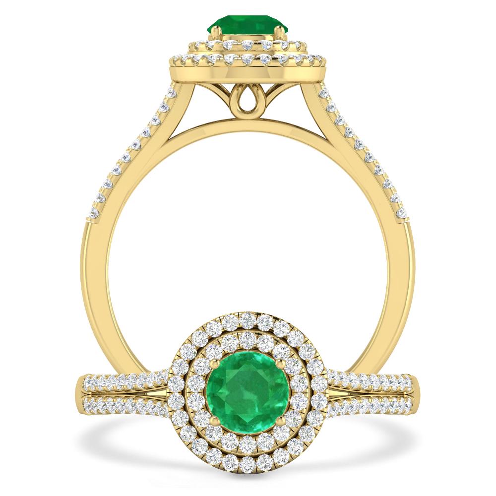 Yellow Gold - Emerald