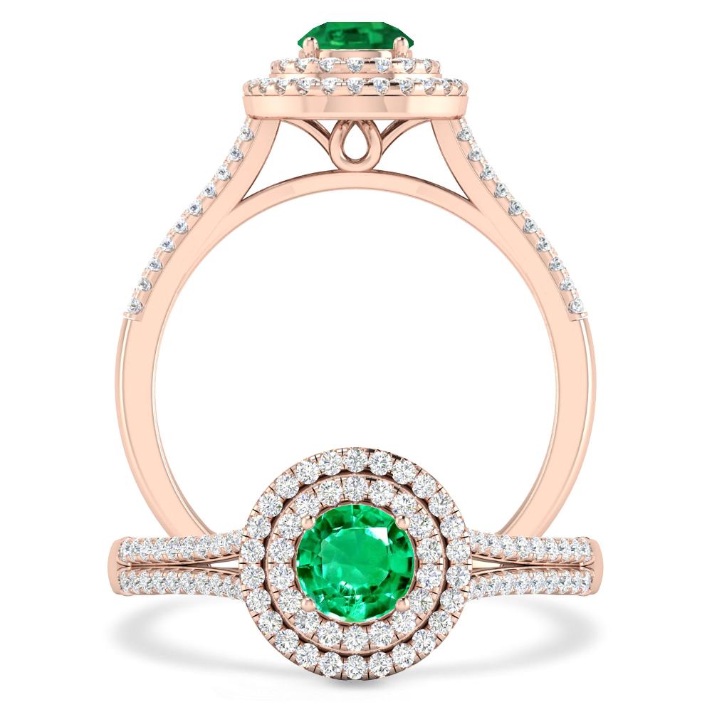 Rose Gold - Emerald