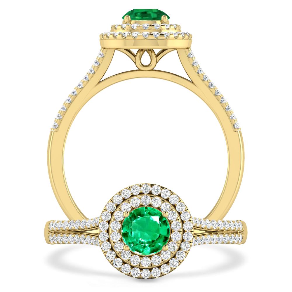 Yellow Gold - Emerald