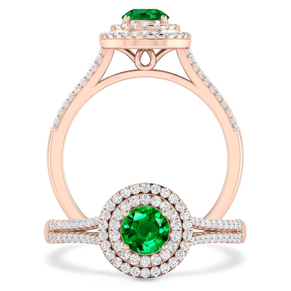 Rose Gold - Emerald