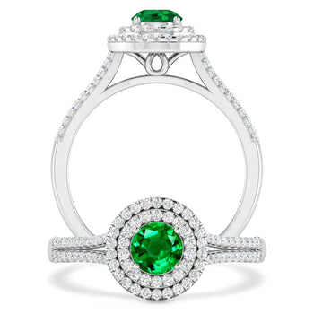 White Gold - Emerald