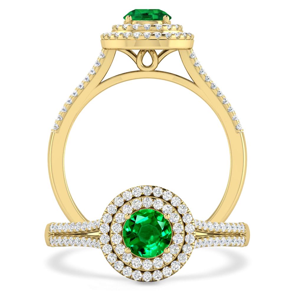 Yellow Gold - Emerald