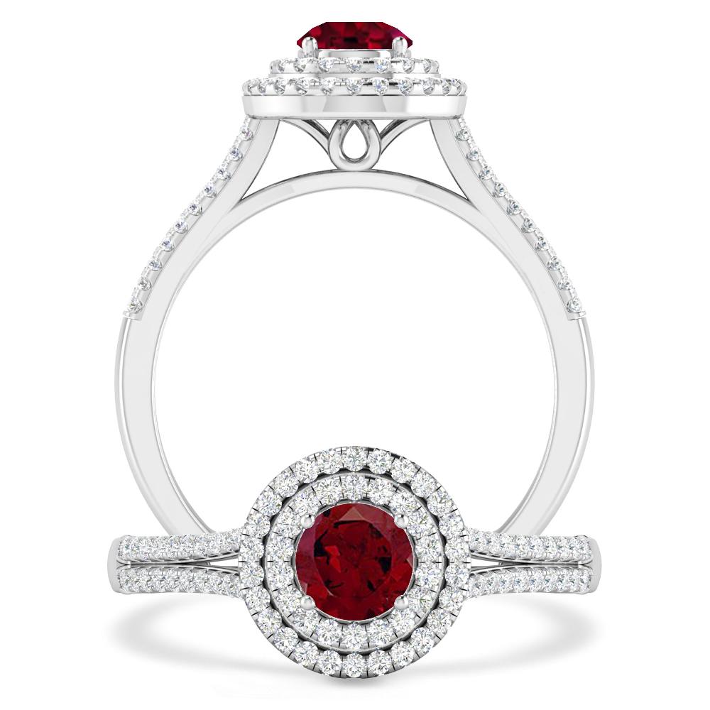 White Gold - Garnet