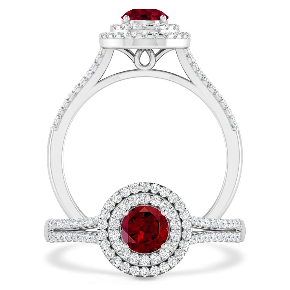 White Gold - Garnet