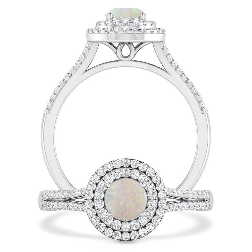 White Gold - Opal