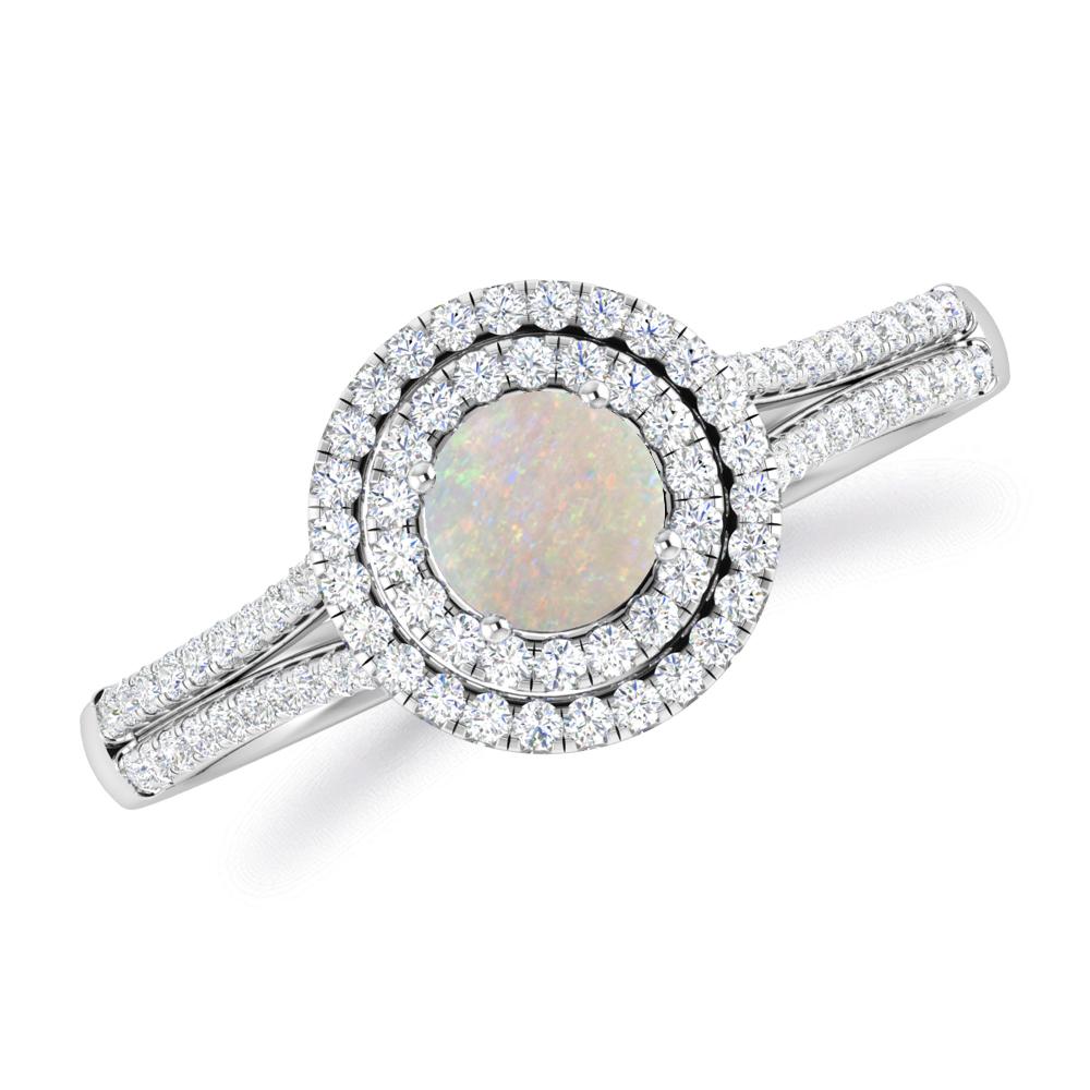 White Gold - Opal