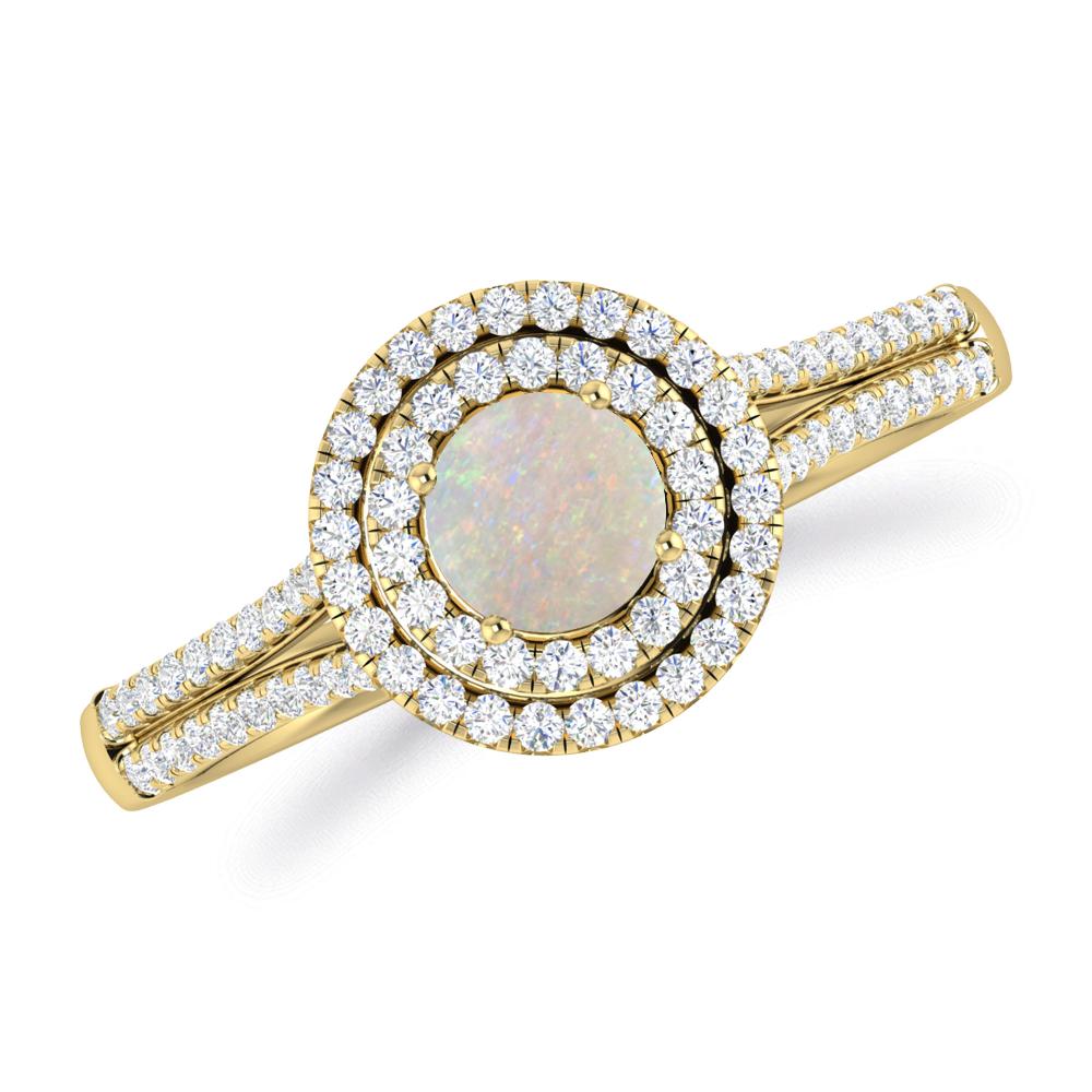 Yellow Gold - Opal