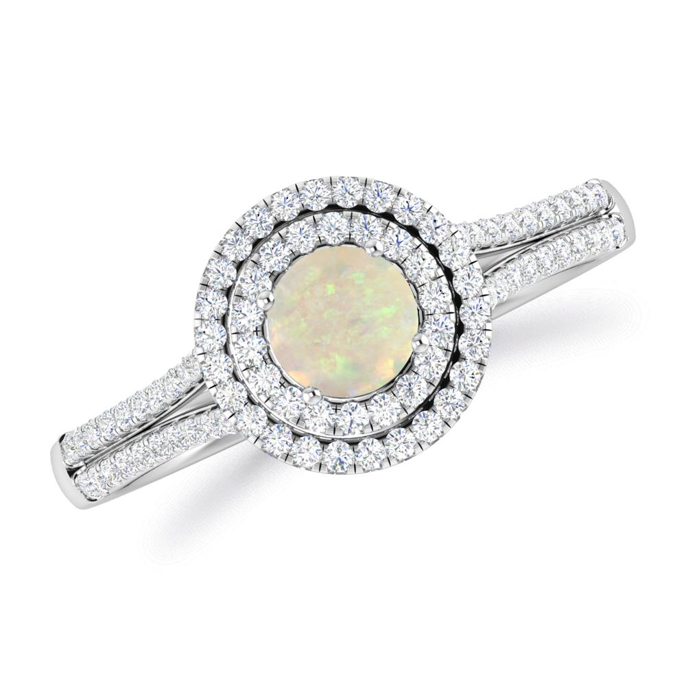 White Gold - Opal