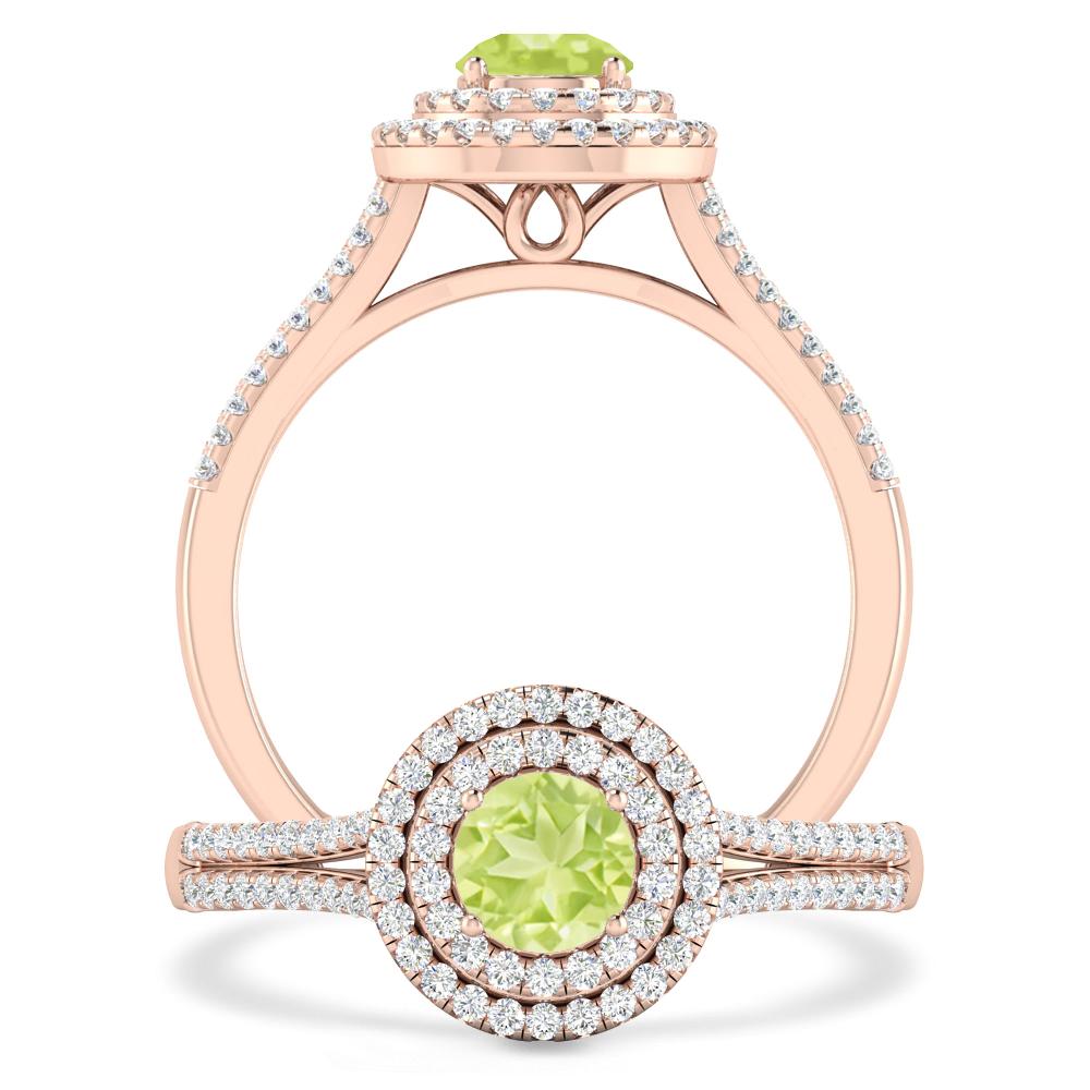 Rose Gold - Peridot