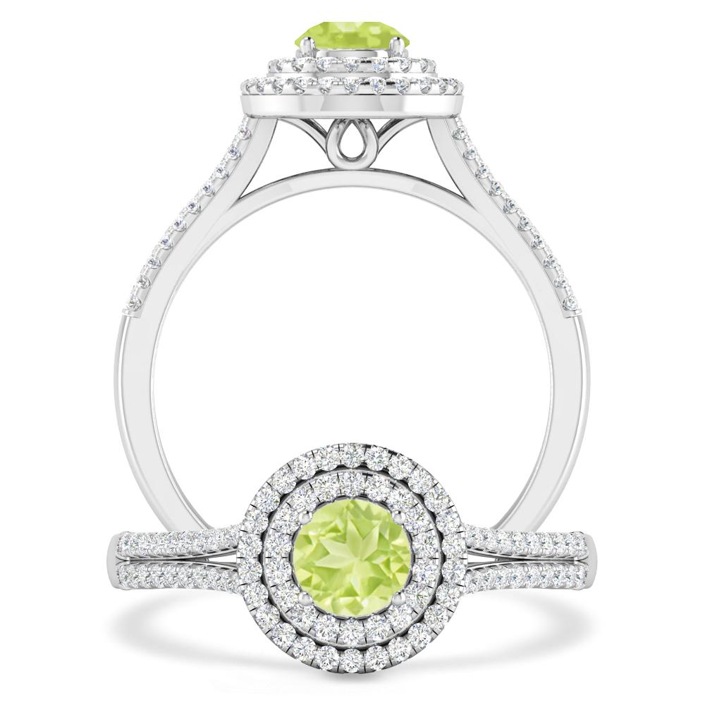 White Gold - Peridot