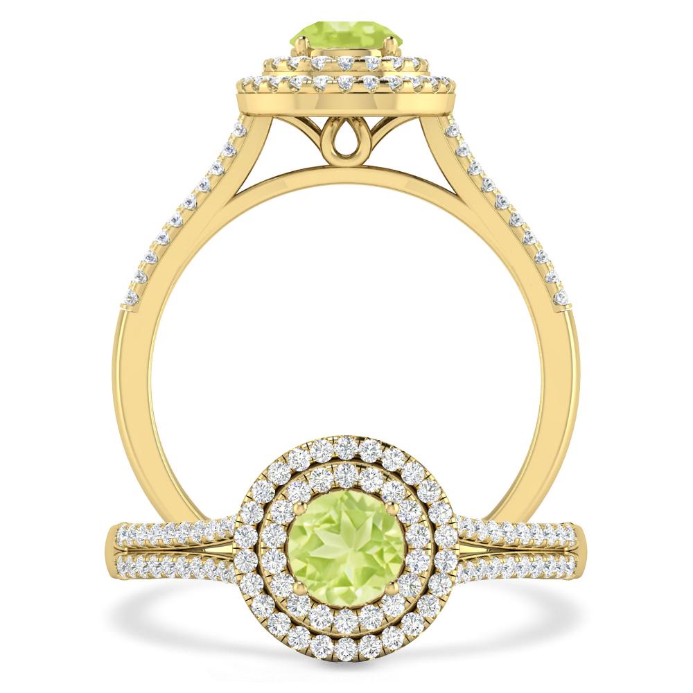 Yellow Gold - Peridot