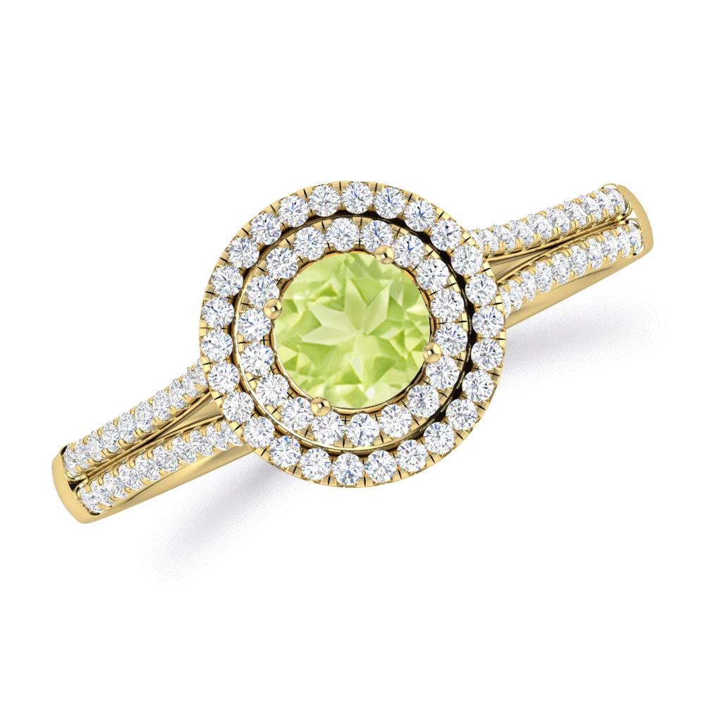 Yellow Gold - Peridot