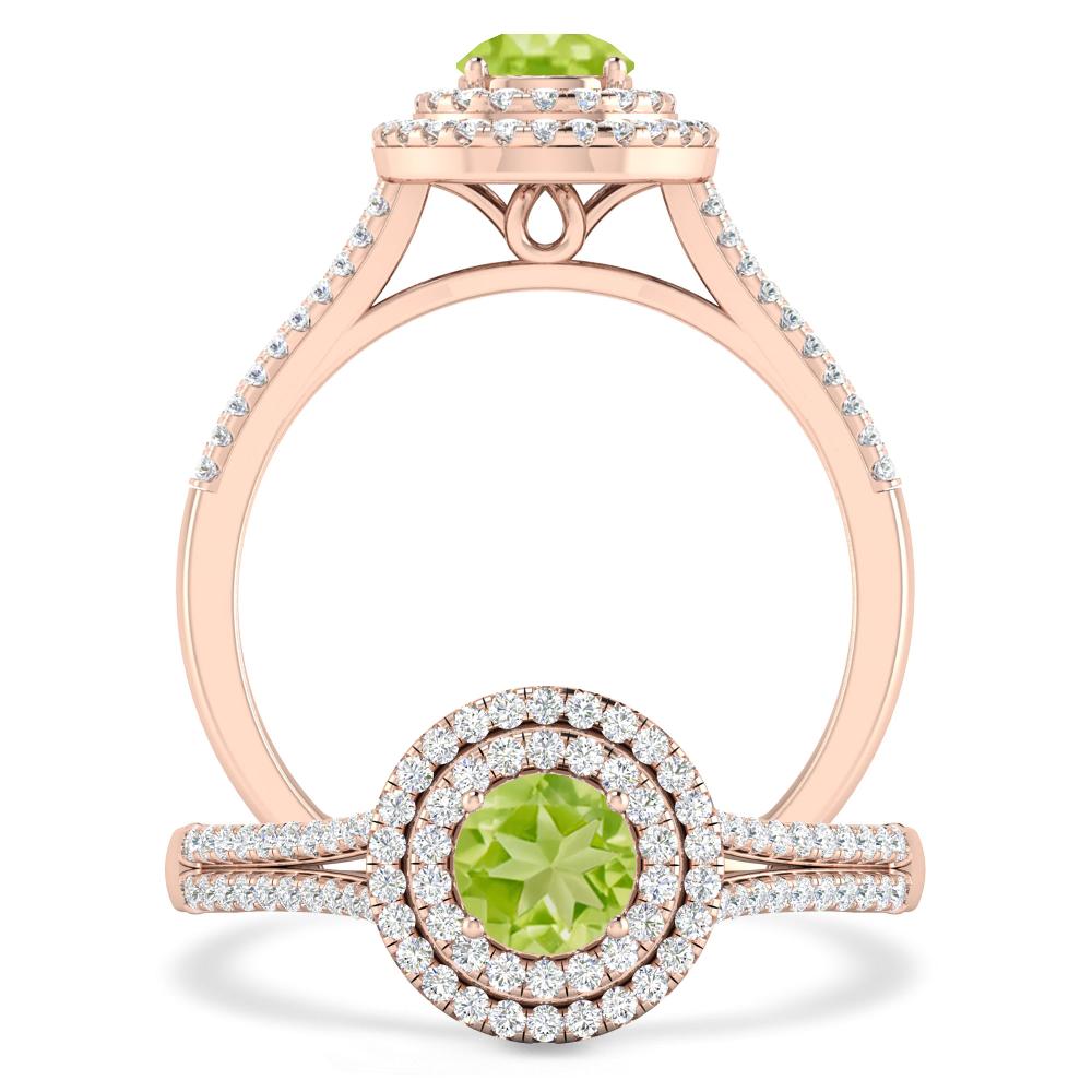 Rose Gold - Peridot