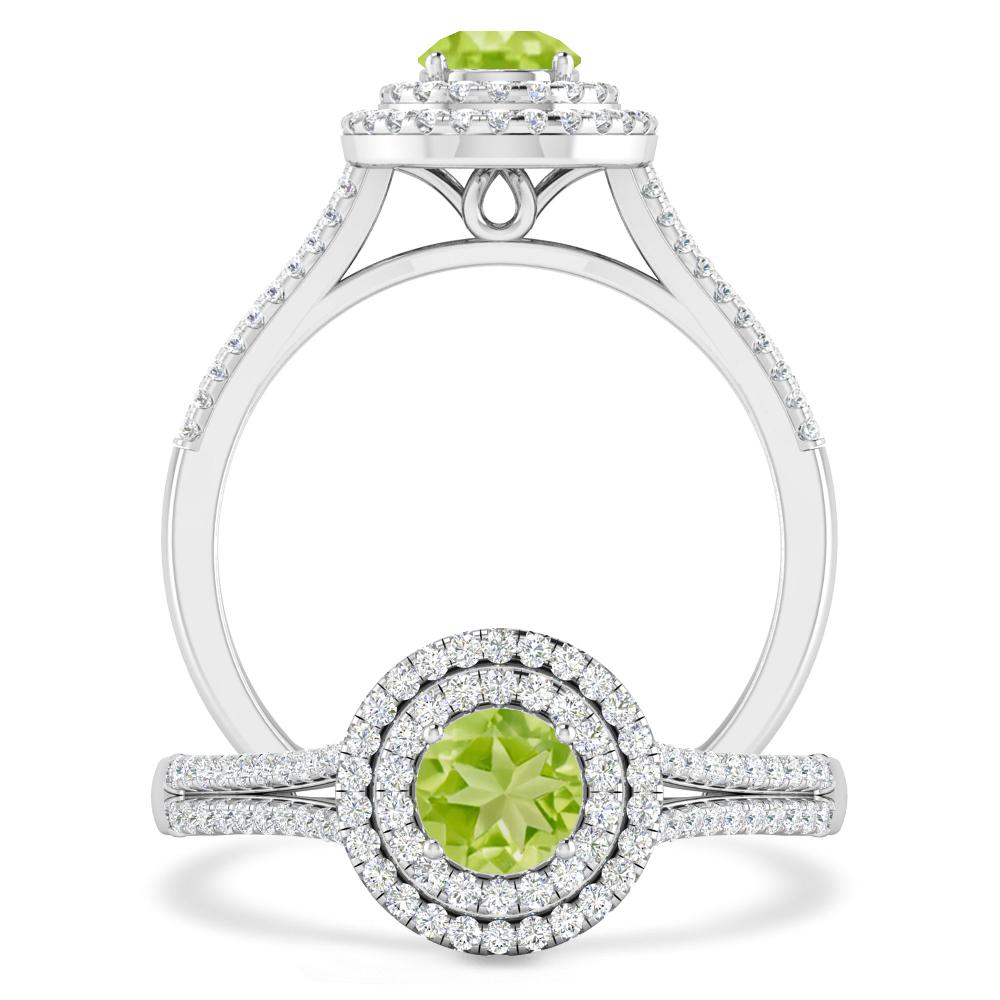 White Gold - Peridot