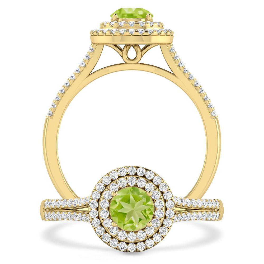 Yellow Gold - Peridot