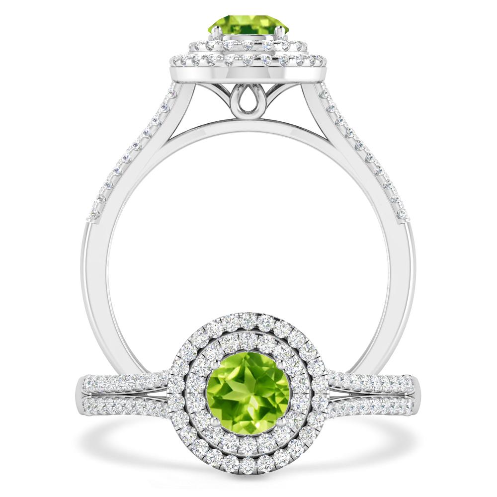 White Gold - Peridot