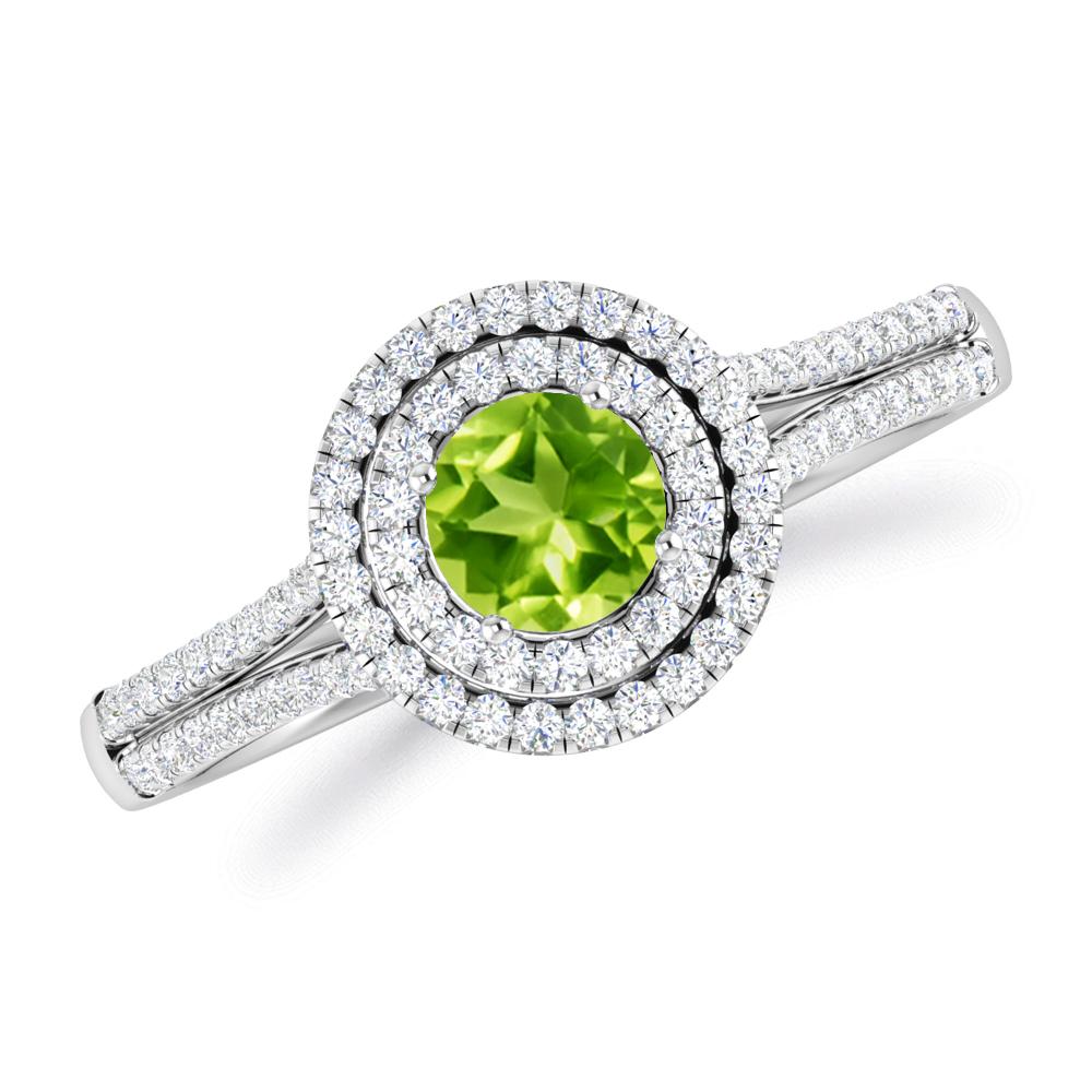 White Gold - Peridot