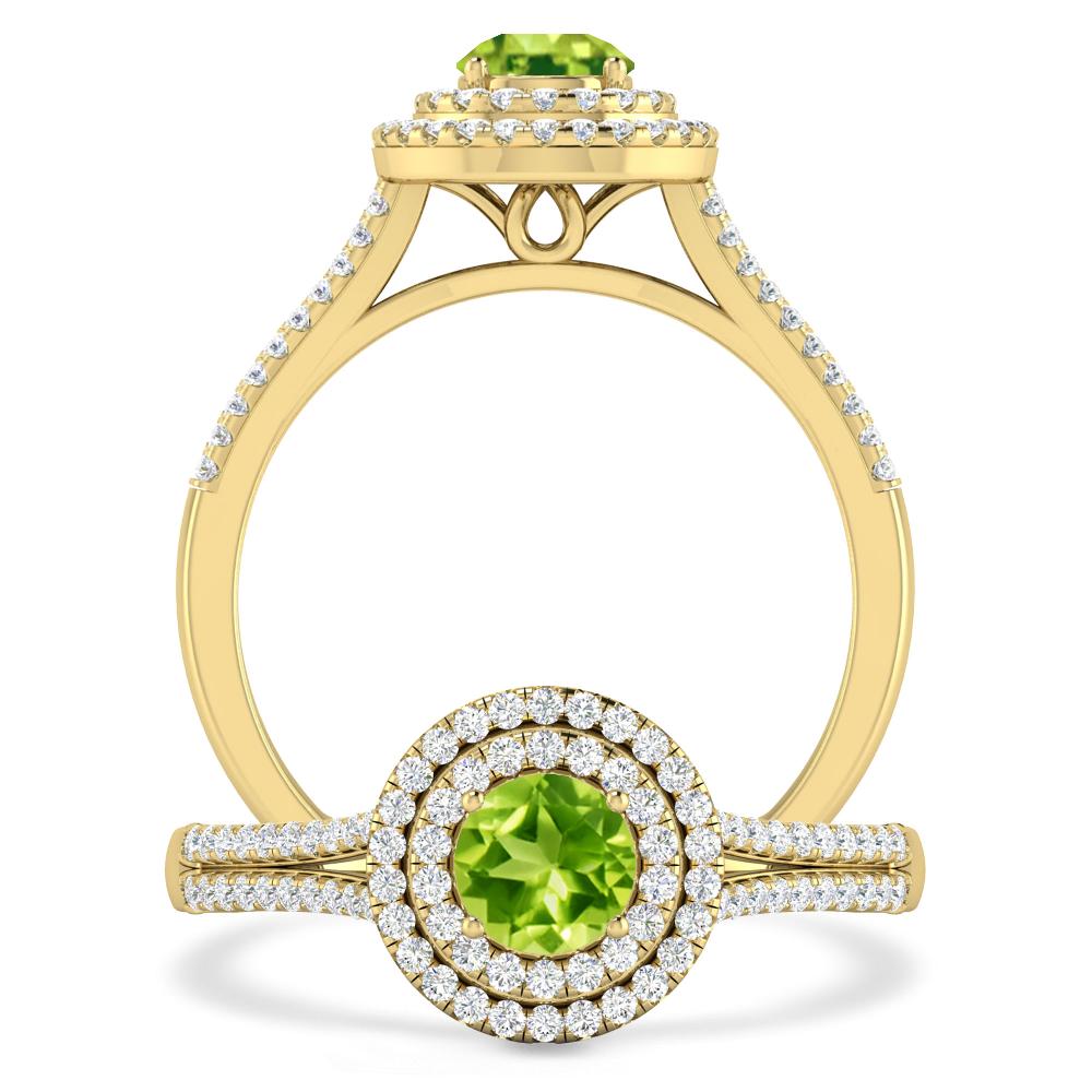 Yellow Gold - Peridot