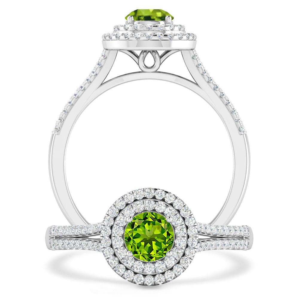 White Gold - Peridot