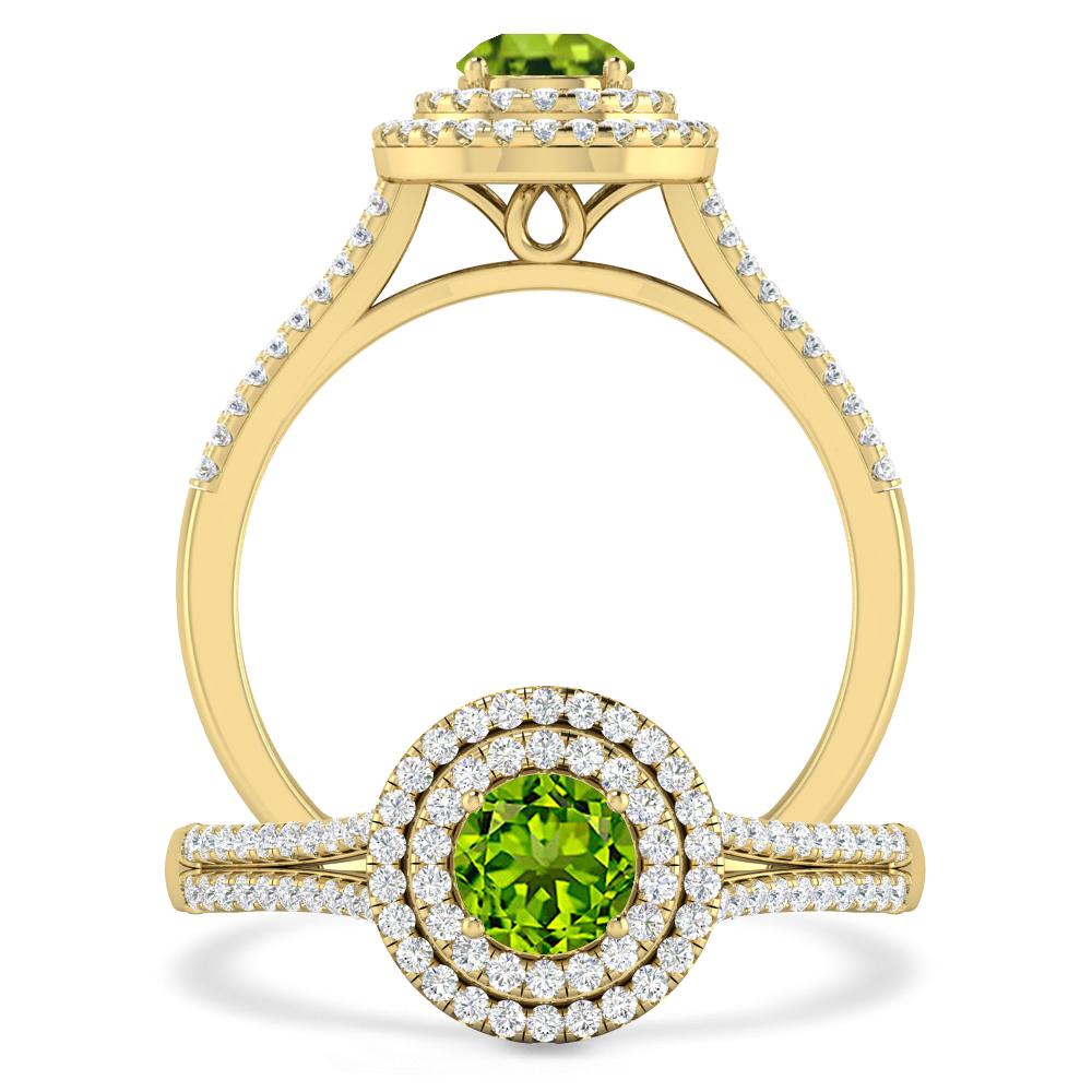 Yellow Gold - Peridot