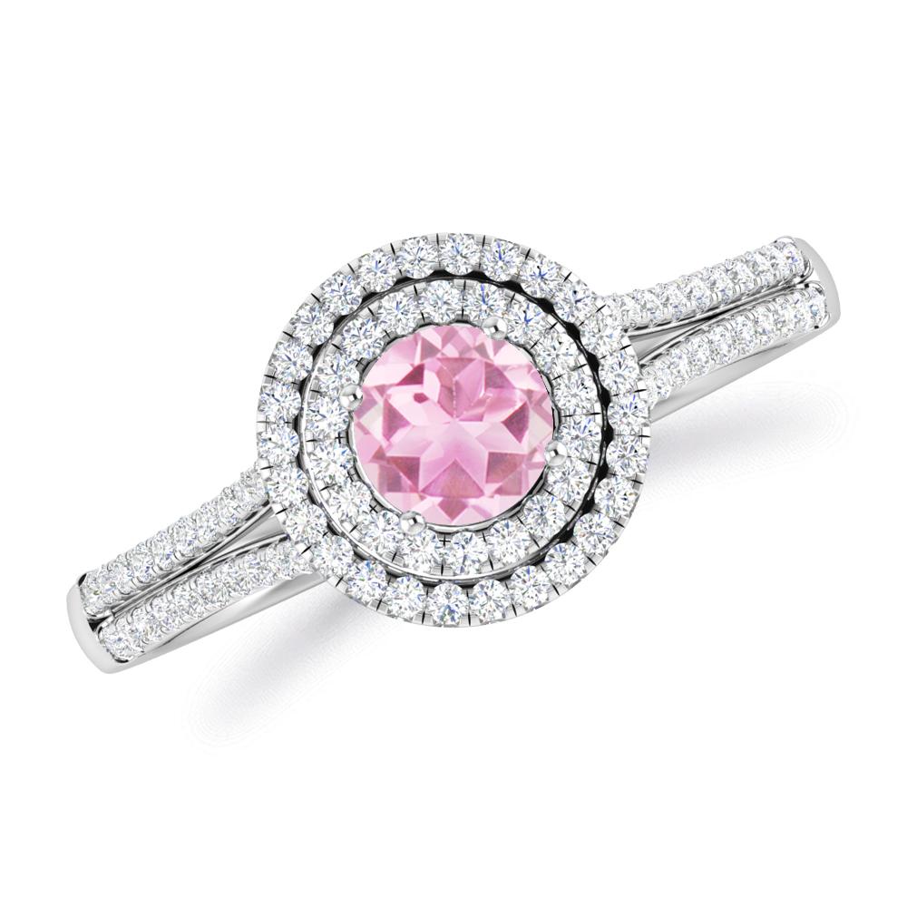 White Gold - Pink Tourmaline