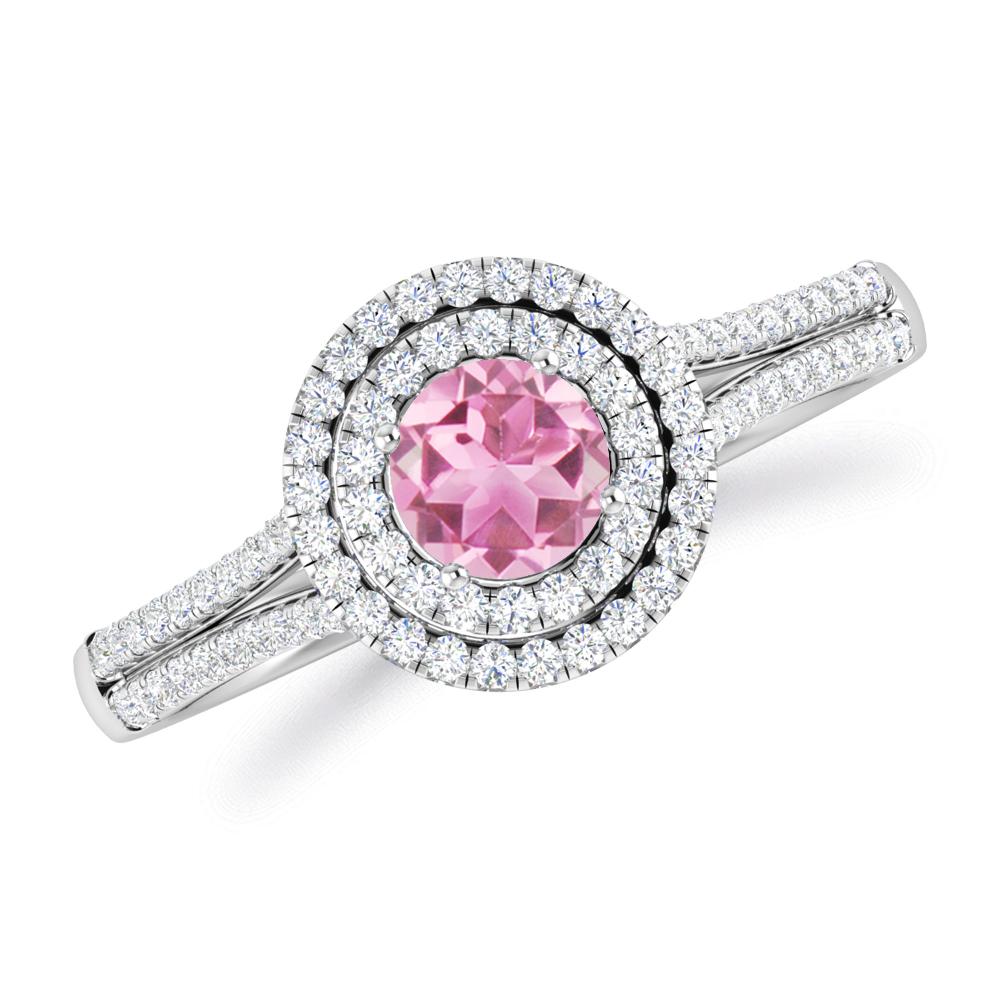 White Gold - Pink Tourmaline