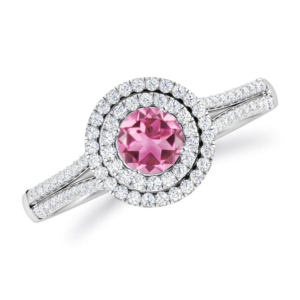 White Gold - Pink Tourmaline