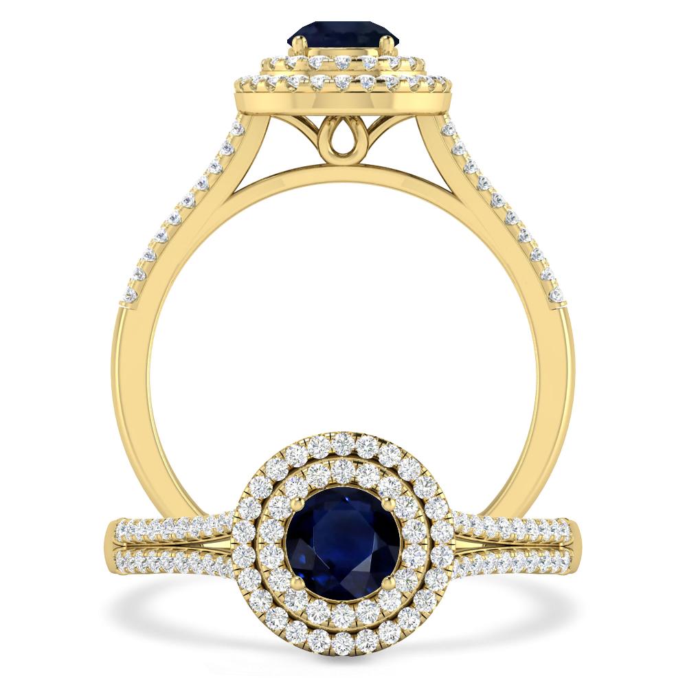 Yellow Gold - Sapphire