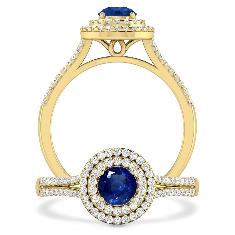 Yellow Gold - Sapphire