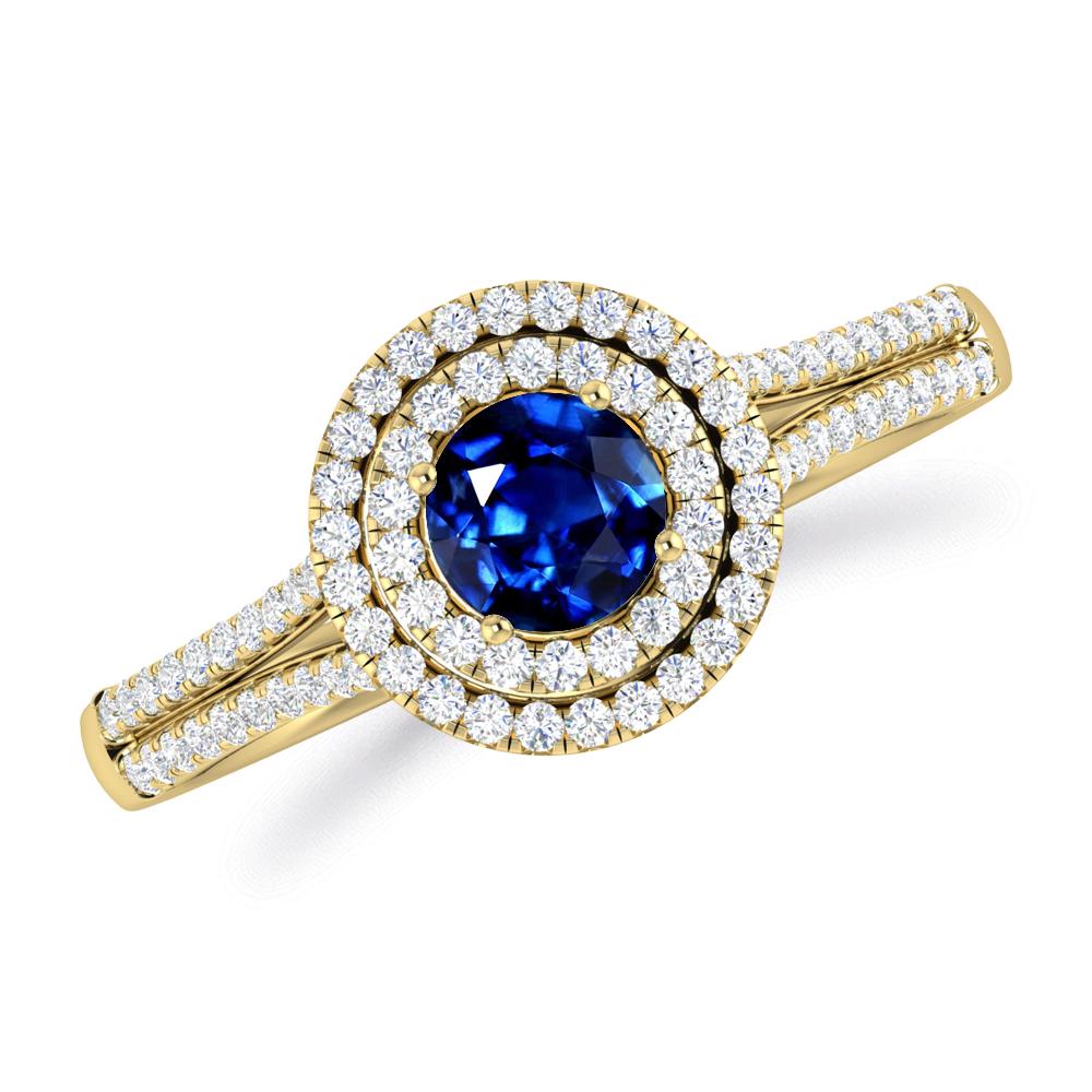 Yellow Gold - Sapphire