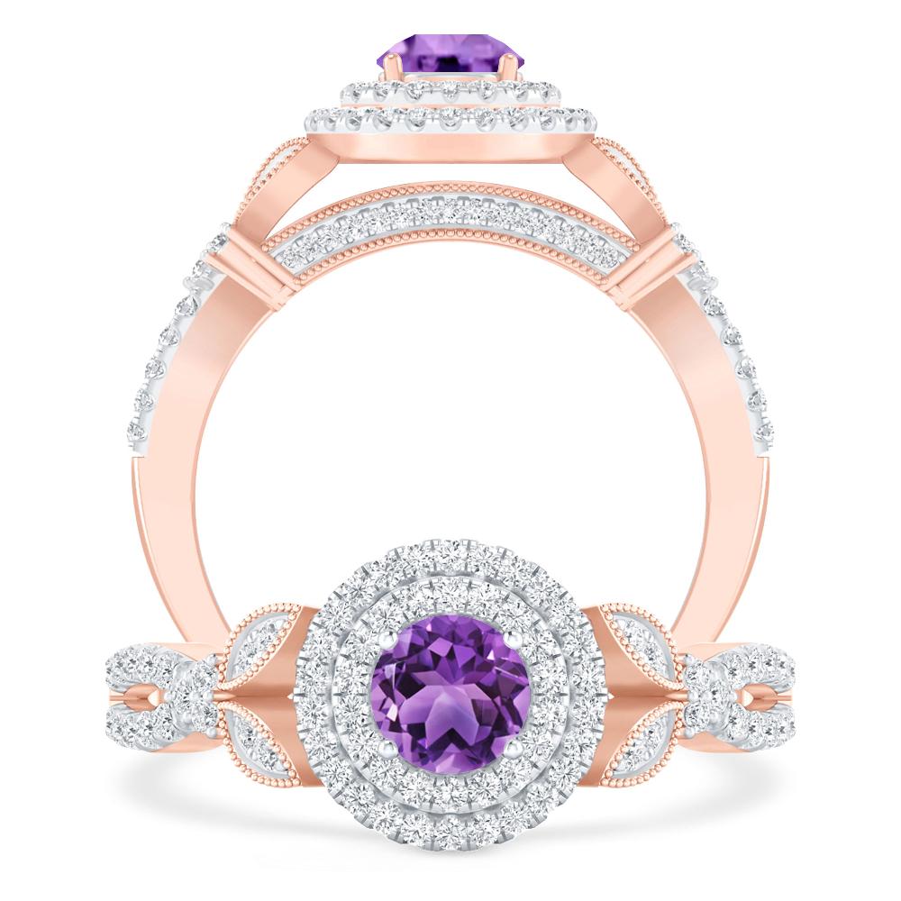 Rose Gold - Amethyst