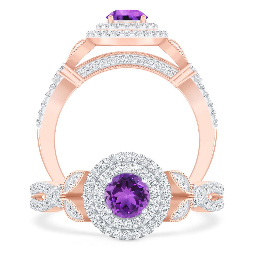 Rose Gold - Amethyst