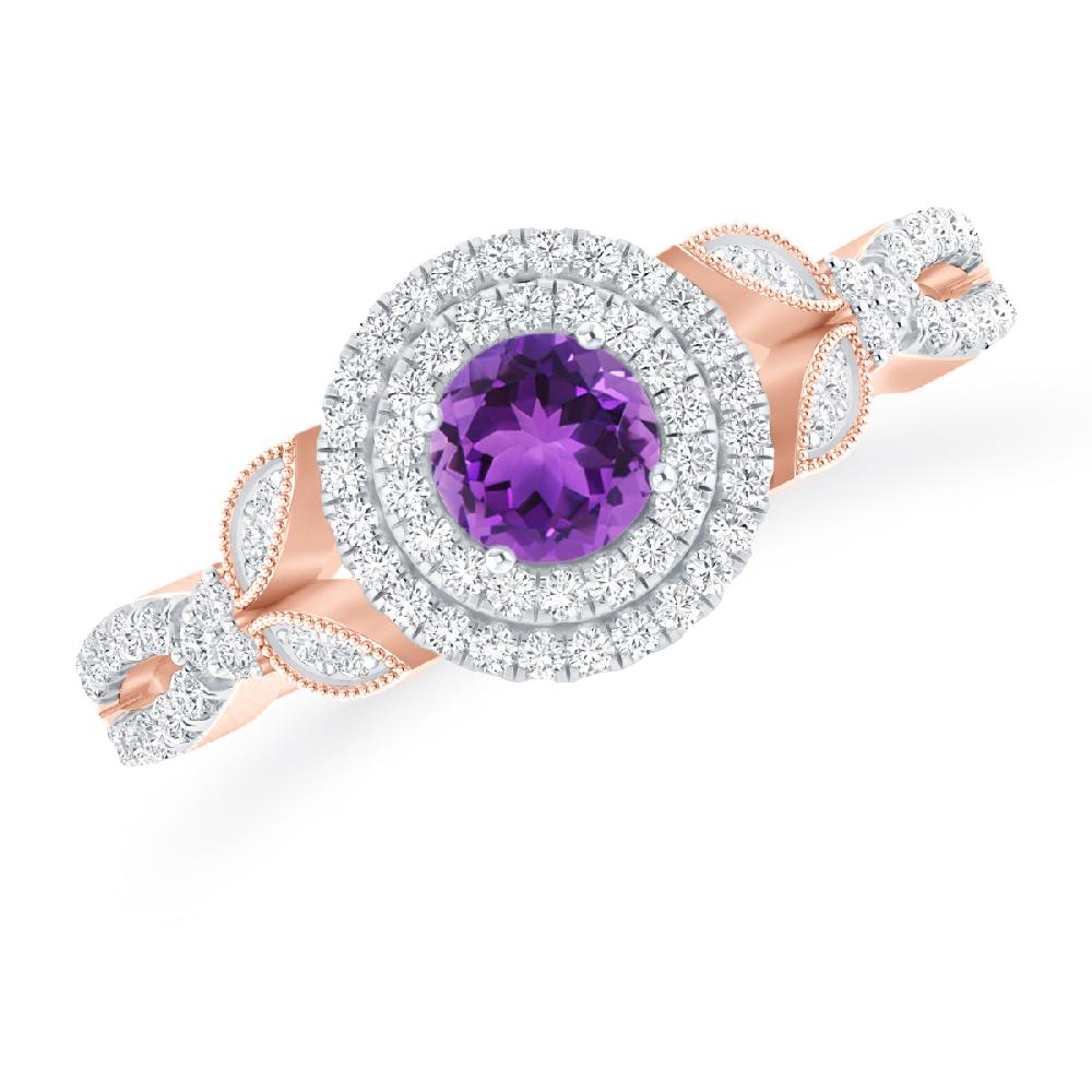 Rose Gold - Amethyst