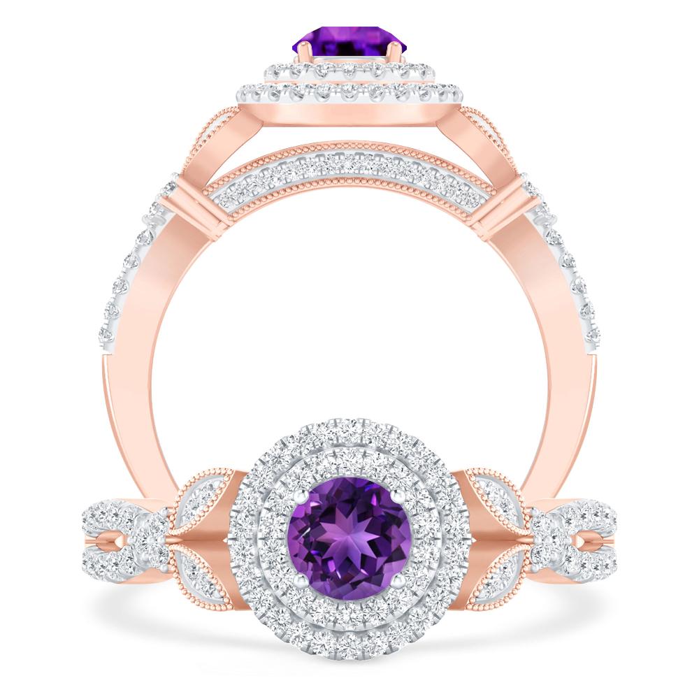 Rose Gold - Amethyst