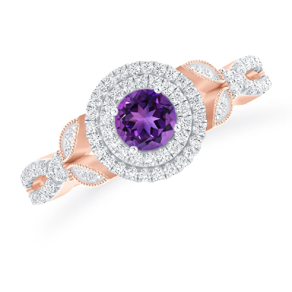 Rose Gold - Amethyst