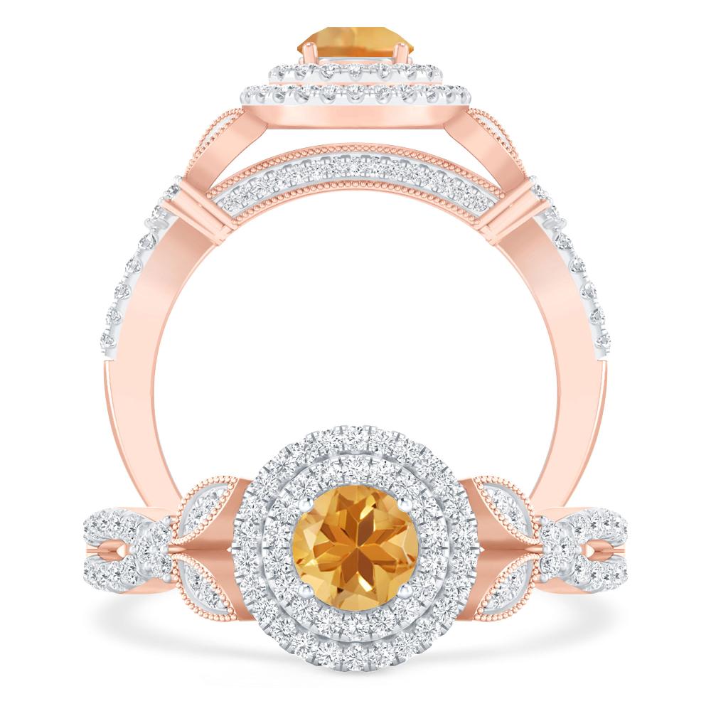 Rose Gold - Citrine