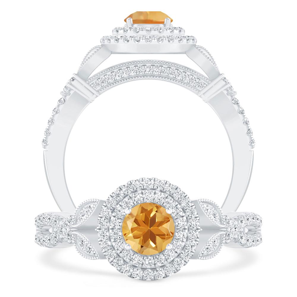 White Gold - Citrine